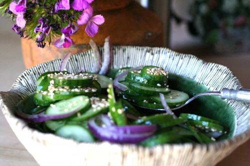sunomono – the cucumber salad kids love