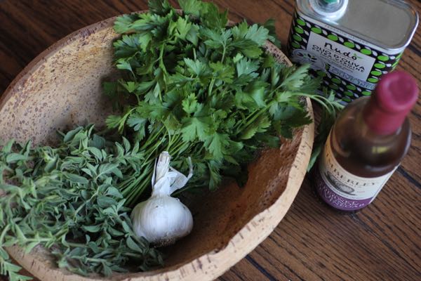 herbs in a basket
